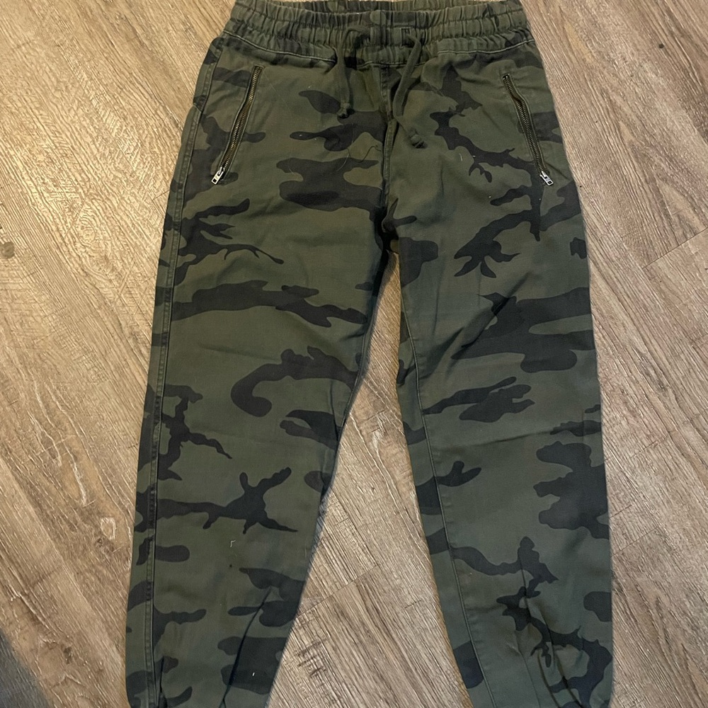 TNA Green Camo Joggers